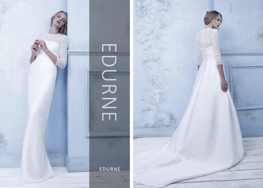 vestido de novia Edurne
