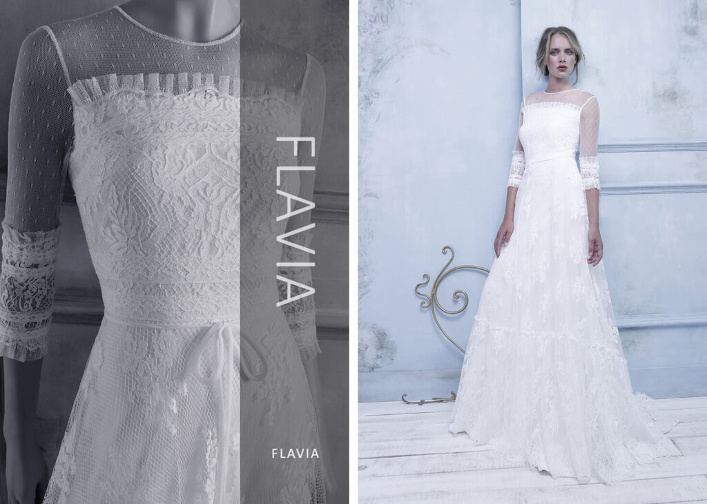 vestido de novia Flavia
